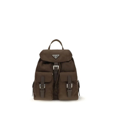 Prada Brown Nylon Backpack