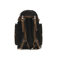 Prada Brown Recycled Polyamide Backpack
