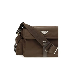 Prada Brown Recycled Polyamide Shoulder Bag