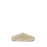 Prada Cream Lamb Ovis Aries Aries Mules - EU36/US6