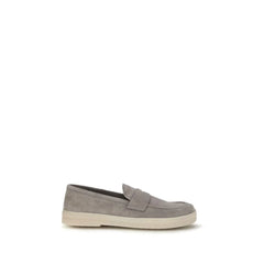Sapatos Pradas Cinza em Pele de Vaca Bos Taurus - EU40.5/US7.5