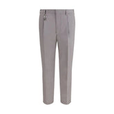 Prada Gray Cotton Dress Pants - IT54 | XXL