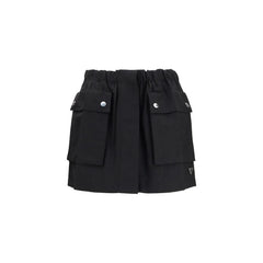 Prada Gray Linen Mini Skirt - IT40 | M