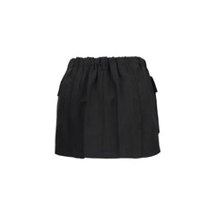 Prada Gray Linen Mini Skirt - IT40 | M