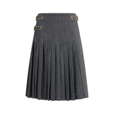 Prada Gray Mohair Long Skirt - IT40 | M