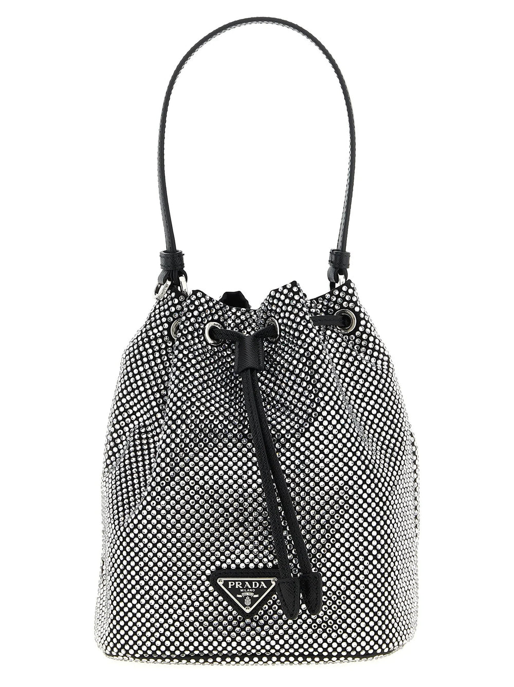 Prada Gray Viscose Handbag