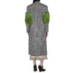 Prada Gray Wool Coat - 40