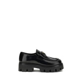 Prada Leather Monolith Loafers