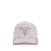 Prada Logoed Baseball Hat - M - Baseball Caps