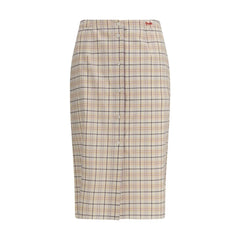 Prada Multicolor Cotton Midi Skirt - IT42 | L