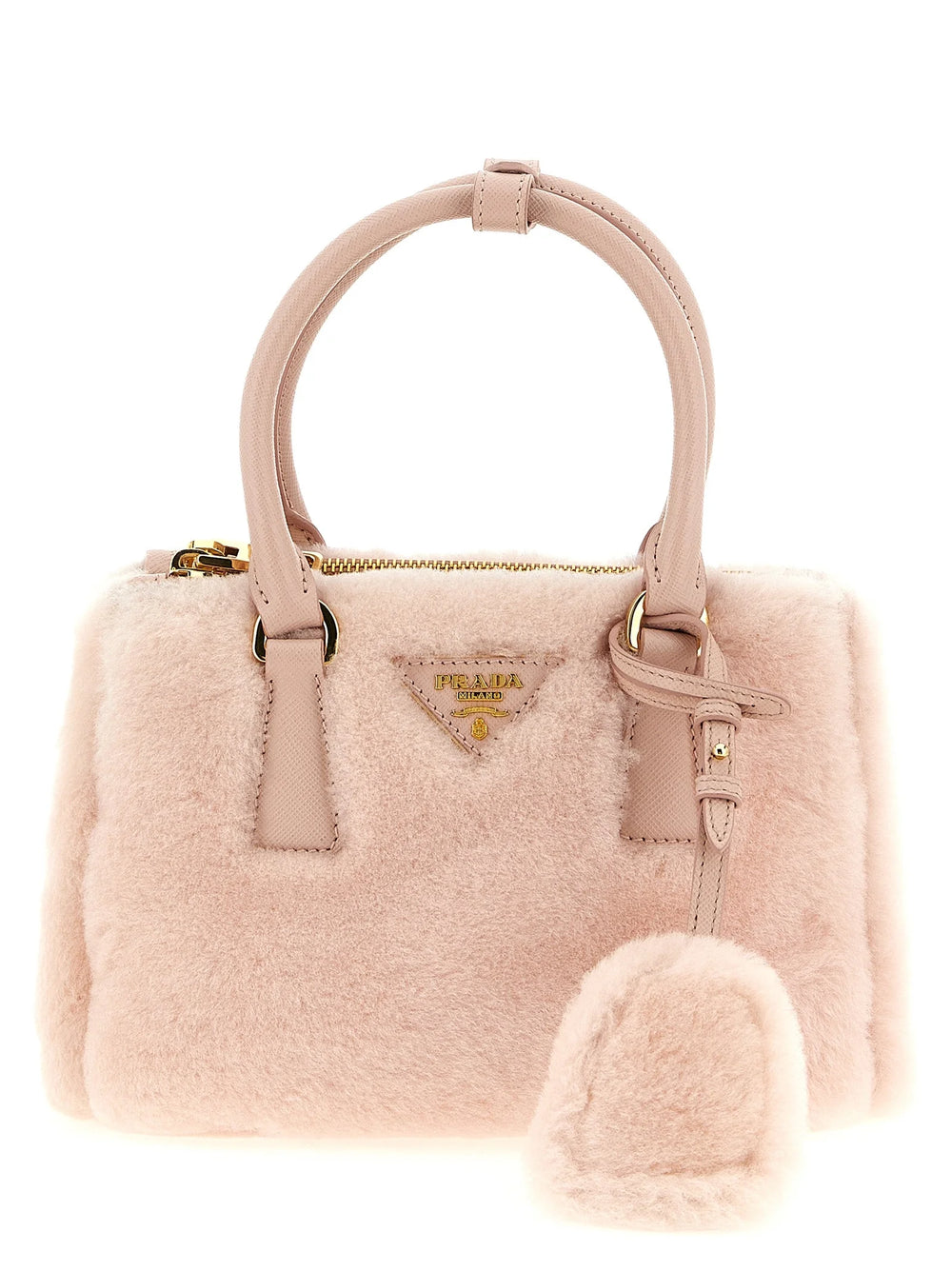 Prada Multicolor Lamb Leather Handbag