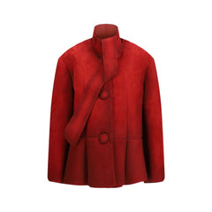 Prada Multicolor Lamb Ovis Aries Aries Coat - IT40 | M