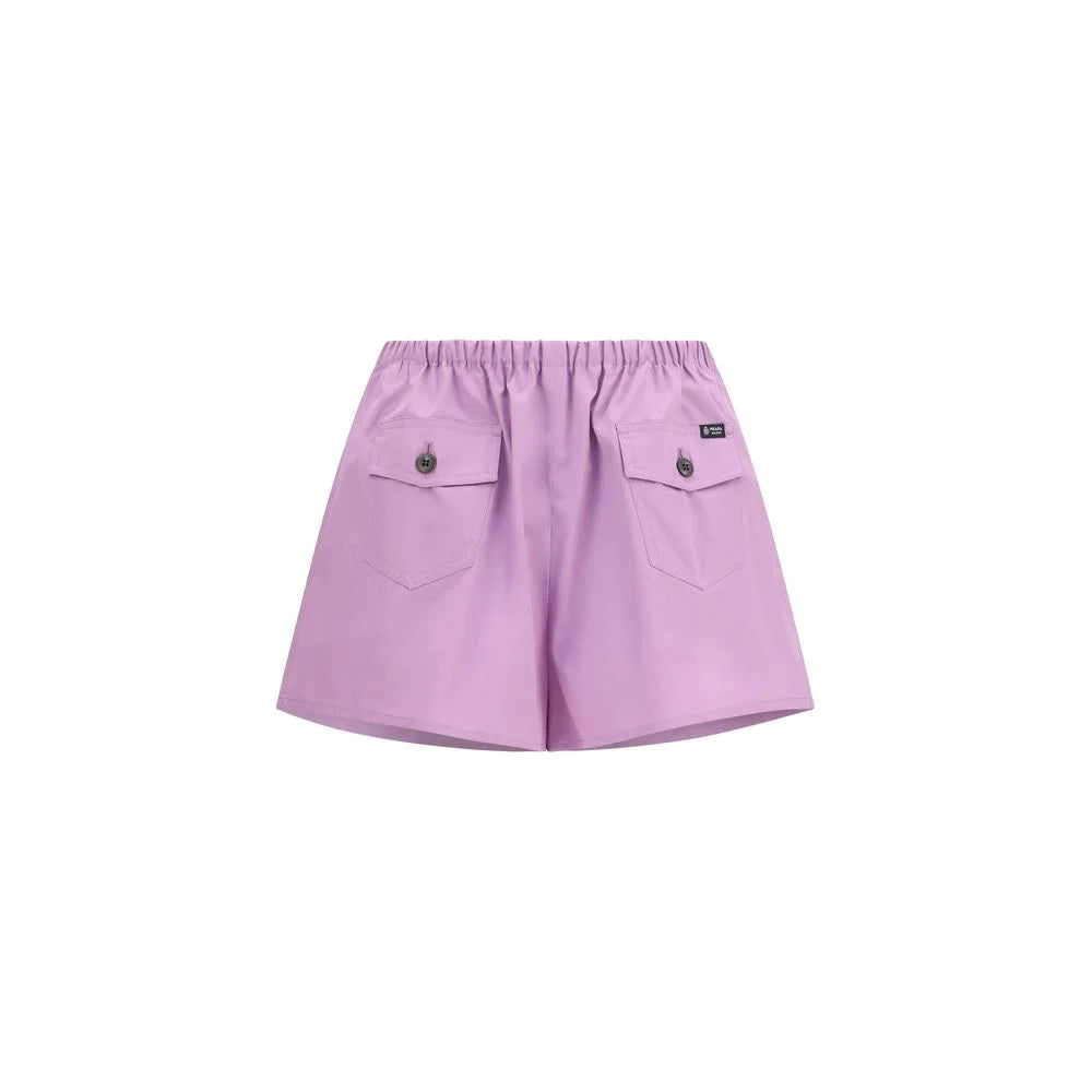 Prada Purple Cotton Bermuda Shorts - IT38 | S