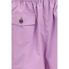 Prada Purple Cotton Bermuda Shorts - IT38 | S
