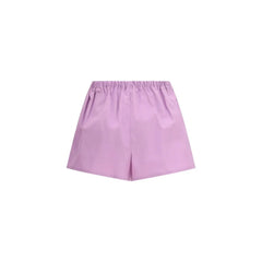 Prada Purple Cotton Bermuda Shorts - IT38 | S