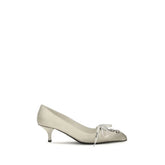 Prada White Calf Leather Bos Taurus Lace-Up - EU36.5/US6.5