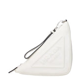 Prada White Leather Clutch Bags