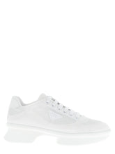 Prada White Polyester Athletic Sneakers
