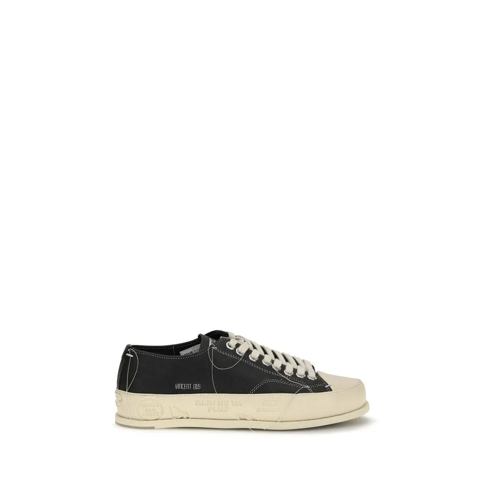 Premiata Black Calf Leather Bos Taurus Low Top Sneakers