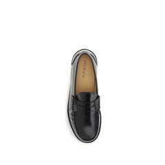 Premiata Black Calf Leather Bos Taurus Slip-On Loafers - EU43/US10