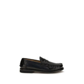 Premiata Black Calf Leather Bos Taurus Slip-On Loafers - EU43/US10