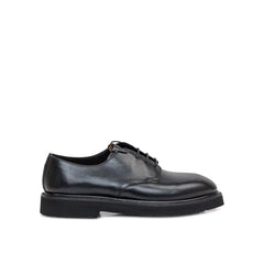 Premiata Black Calfskin Oxfords And Derbies
