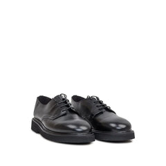 Premiata Black Calfskin Oxfords And Derbies