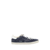 Premiata Blue Calf Leather Bos Taurus Low Top Sneakers