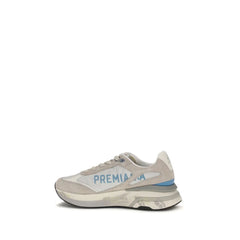 Premiata Gray Calf Leather Bos Taurus Sneakers