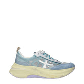 Premiata Light Blue Fabric Sneakers - EU40/US10