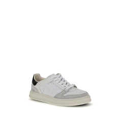 Premiata White Calf Leather Bos Taurus Low Top Sneakers - EU43/US10