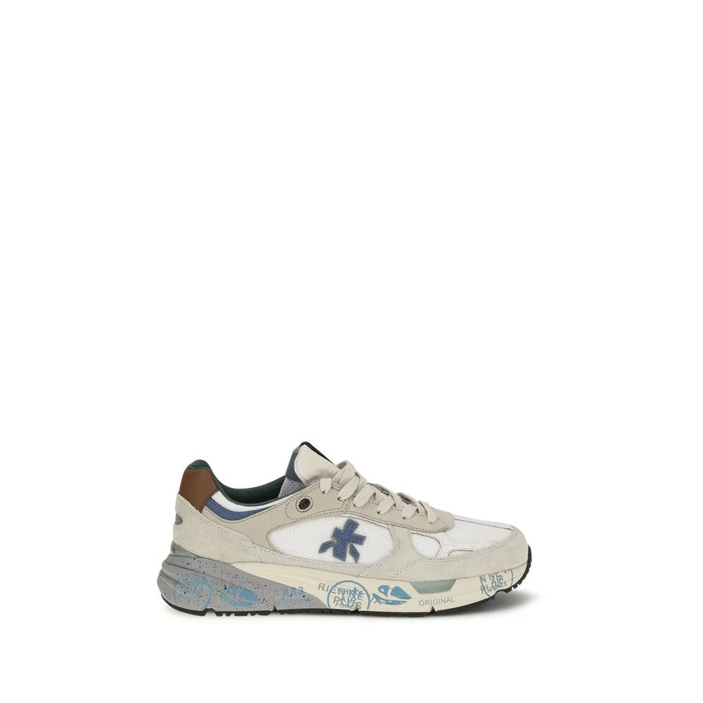 Premiata White Polyamide Athletic Sneakers - EU42/US9