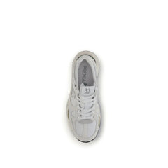 Premiata White Polyamide Chunky Sneakers
