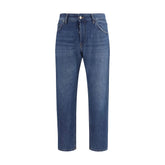 PT Torino Blue Cotton Jeans Denim