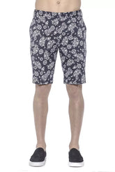 PT Torino Blue Cotton Men Bermuda Shorts - Bermudas