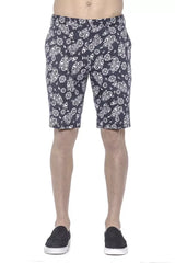 PT Torino Blue Cotton Men Bermuda Shorts - Bermudas