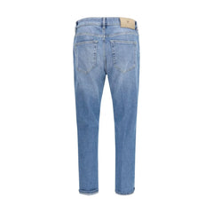 PT Torino Mėlynosios medvilnės siaurėjantys džinsai