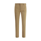 PT Torino Brown Cotton Casual Pants - IT46 | S