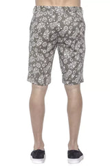 PT Torino Green Cotton Men’s Bermuda Shorts - Bermudas