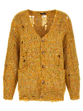 R13 Bicolor Alpaca Leather Cardigan - XS