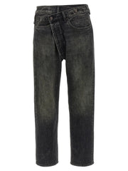 R13 Black Cotton Jeans Denim