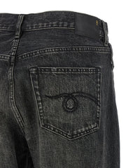 R13 Black Cotton Jeans Denim