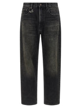 R13 Black Cotton Straight-Leg Jeans - 27