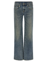 R13 Blue Cotton Flared Jeans