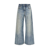 R13 Blue Cotton High-Waisted Jean - 27