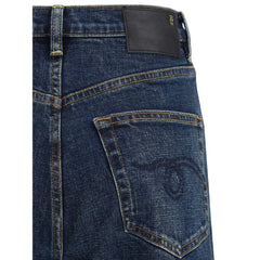 R13 Blue Cotton Straight-Leg Jeans - 27
