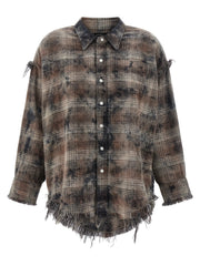 R13 Brown Cotton Blouse - XXS