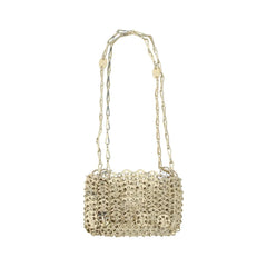 Rabanne Bicolor Brass Shoulder Bag