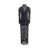 Rabanne Black Polyamide Long Dress - IT40 | M - Dresses