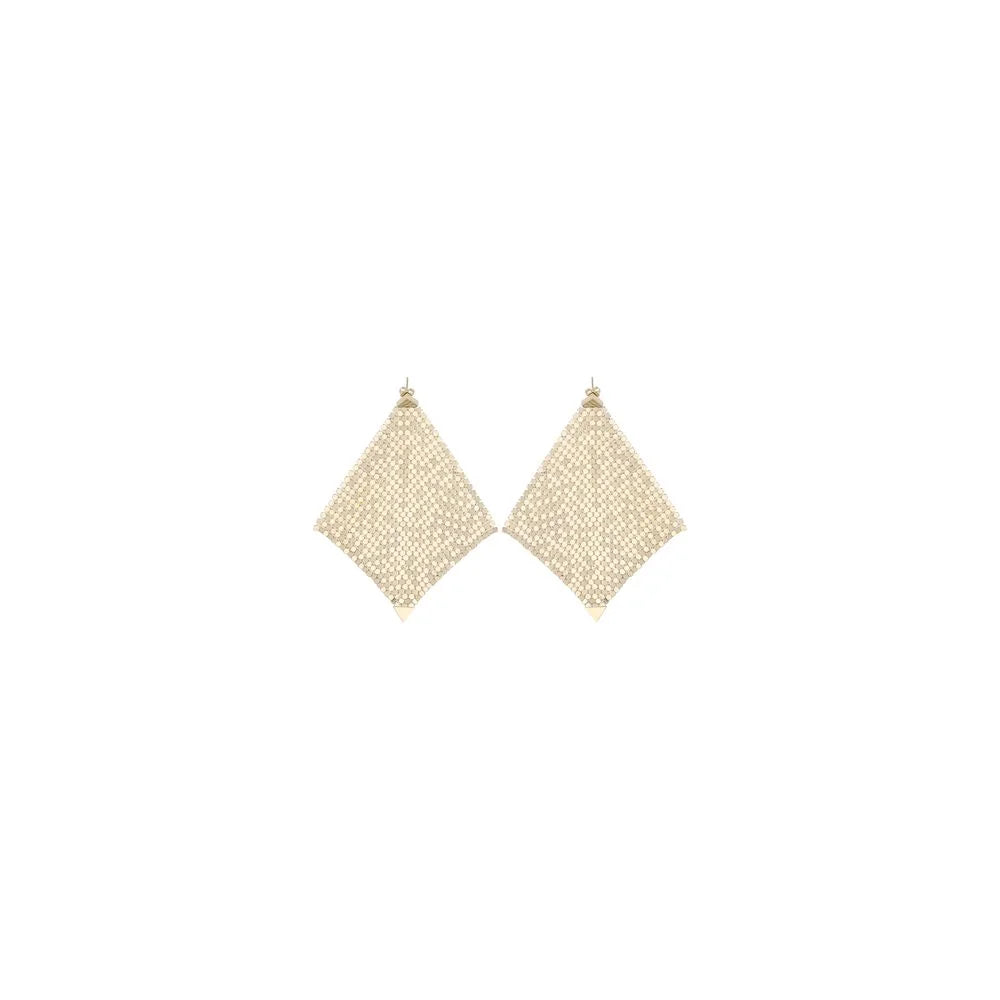 Rabanne Gold Brass Earrings - One Size